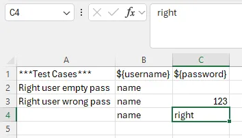 Viết file CSV trong Excel, tên test.csv